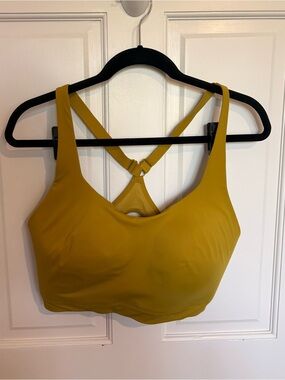 Athleta 38 DD Racerback Sports Bra no underwire mesh athletic activewear support